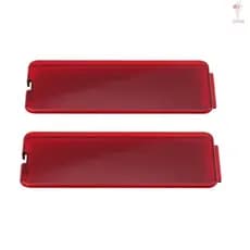 2 Pçs Porta Refletor Luz Lente Dianteira/Traseira Apto Para Ford F250 F350 F450 F550 Super Dever 1999-2007 Retangular
