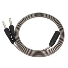 [YXYB] Cabo Divisor De Áudio Y De 3.5 Mm 1 Fêmea Para 2 Machos Conversor Adaptador De Microfone De Fone De Ouvido Deskto