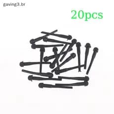 [GAVBR] 20 Unidades Silenciador De Borracha De 4 Mm Para Tesoura De Cabelo Barbeiro Rolha De Substituição Almofada Duráv