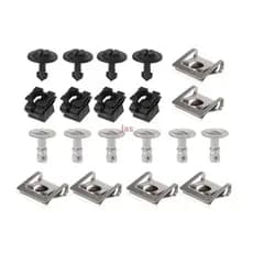 20 Unidades Proteção Da Bandeja Do Motor Sob A Tampa Fixação Braçadeira Fivela Prendedor Para A4