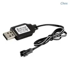 Chos Carregamento Carregador Bateria Usb / Adaptador Tomada Sm-2P / 4,8v / 250ma / Saída / Brinquedos / Carro