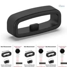 Chos 10 Pçs Relógio Cinto Prendedor Anel 18mm 20mm 22mm Pulseira Keeper Substituição Smartwatch Cinta Retentor Tit