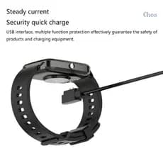 Chos Carregamento Carga Magnética Para Relógio Pulso Smartwatch Carregador Energia USB 2 Pinos
