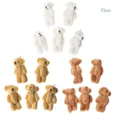 Chos 5 Peças Pelúcia Para Boneca Conjunta Bolsa Mão Pingente Festa Feminina Favo