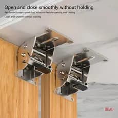 Hardware Dobradiça Dobrável, Suporte Travamento 90 Graus Para Pernas Mesa Dobráveis, Instalação Estrutu