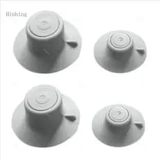 Hinhing Almofada Resfriamento Antiderrapante Base Notebook Dissipação Calor Suporte Pé 4 Peças