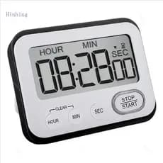 Hinhing Temporizador Digital Contagem Regressiva Mesa Display LCD Cozinhar Cronômetro Para O