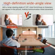 Hinhing Webcam Para Computador Automático E Microfone Cancelamento Som Chamadas Vídeo, Aprendizagem On-L