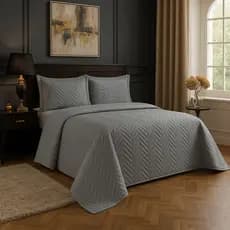 Colcha King 3 Peças Size Tecido Premium 2,80cm x 2,50cm