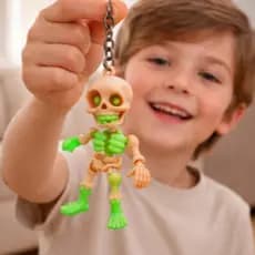 Chaveiro Flexível - Fidget Toy para Mochilas e Chaves