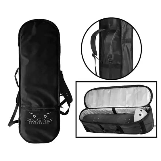 Capa Mochila Skate Bag - Mochila Skate Bag Street Old School Simulador De Surf