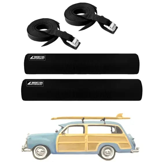 Fita Rack Prancha Surf + Espumas Prancha Surf , Fish, Fun