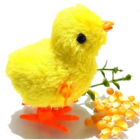 Pintinho Amarelinho Infantil Brinquedo De Pelúcia A Corda