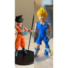 Boneco Vegeta e Goku Dragon Ball Z 20cm/ anime/ brinquedo colecionável