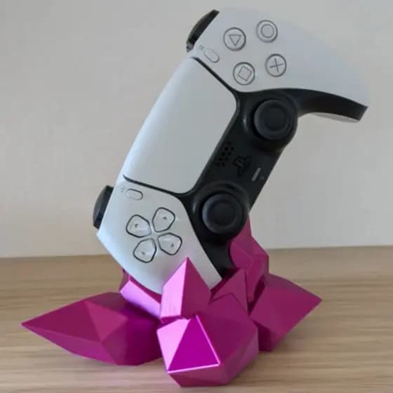 Suporte de Controle PS5 Vídeo Game PlayStation 5 em Formato de Cristais
