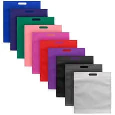 Kit 30 Sacolas em Tnt Sem Alça com Costura Termo Selada Lembrancinhas Lojas Ecobag