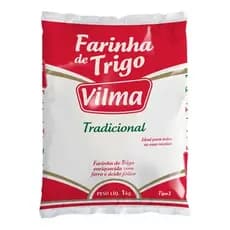 Farinha De Trigo Tradicional Especial Vilma 1kg Combo 10 unidades