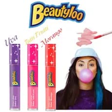 Gloss Hidratante Labial Morango Uva e Tutti Fruti Aroma de Frutas Lip Gloss Beautyloo Face Beauty