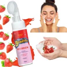 Sabonete Facial Mousse Beautiloo Morango Skin Care Limpeza de pele Facial Mousse Micelar morango