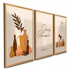 Quadro Religioso Jesus Vasos Deus Provera Gospel Cristão 120X60
