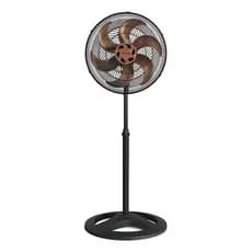 Ventilador De Coluna 40cm Turbo 6 Pás Oscilante Bronze Ventisol 40 Cm 60 Hz Preto 127v Plástico