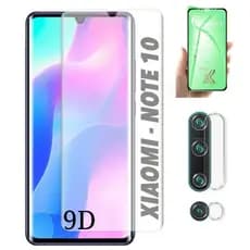 Película 9d Para Xiaomi  Note 10 Lite /Note 10s/note 10 pro 5g/note 10/Note 11 4g