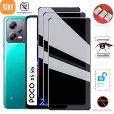 película privacidade Poco F5 com fosco cerâmica Xiaomi Mi Poco F3 F4 GT M5S M4 Pro 5G X3 X4 X5