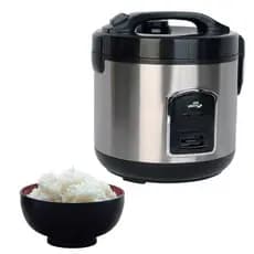 Panela Elétrica Inox Vapor 1L de Arroz  Legumes e Alimentos