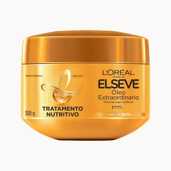 Máscara Tratamento Nutritivo Óleo Extraordinário Elseve 300g Loréal Paris