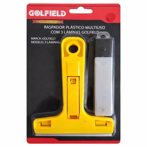 Raspador de Limpeza Plano para Vidro Tinta Piso Cerâmica 4 Lâminas