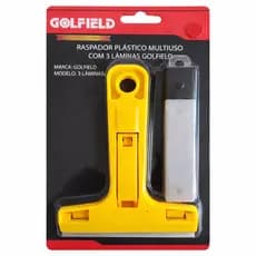 Raspador de Limpeza Plano para Vidro Tinta Piso Cerâmica 4 Lâminas