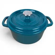 Caçarola Ferro Fundido Esmaltada Redonda 22cm Profissional