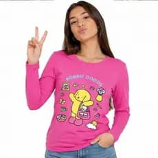 kit 5 manga longa infantil menina feminina blusa de frio juvenil segunda pele basica