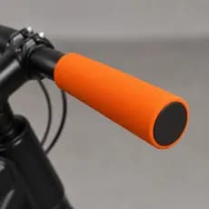 Punho Manopla Silicone Bike MTB Speed BMX Guidão Bicicleta Espuma Confortável com Tampas