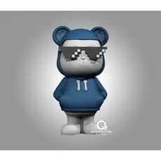 Estátua Panda de Moletom - Impressão 3D