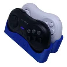 Suporte de mesa para até 2 controles 8bitdo M30 para Mega Drive - Impressão 3D