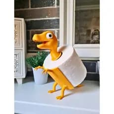 Suporte de Papel Higiênico Dinossauro – Divertido e Personalizado