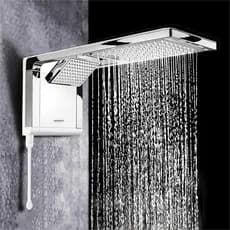 Chuveiro Ducha Eletrônnica Lorenzetti Acqua Duo Ultra Branco Cromado 127v 5500W