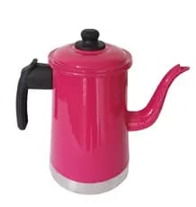 Bule 1.7 Litros Grande De Alumínio Rosa Pigmentado Belmar