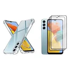 Capa + Película Vidro Hd 3d 9d Para Samsung Galaxy M55 5g