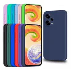 Capa Capinha Aveludada Para Poco X5 + Pelicula Hydrogel Hd