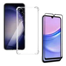 Capa Capinha Hd Tpu Para Galaxy A07 + Película 5d