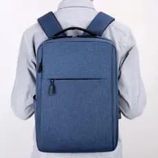 Mochila Impermeável Unissex Alça Acolchoada Anti-Furto Reforçada Entrada USB Compartimento Interno