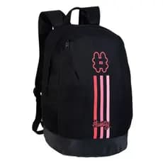 Mochila Unissex Básica Escolar Faculdade Trabalho Bolsos Laterais Alças Ajustáveis