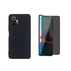 Capinha Capa Case Aveludada + Película De Privacidade Redmi Note 10/10s