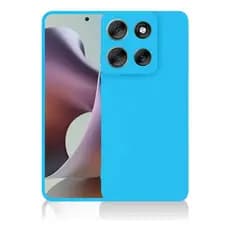 Capa Anti Shock Aveludada + Pelicula Para Moto Edge 60 Neo