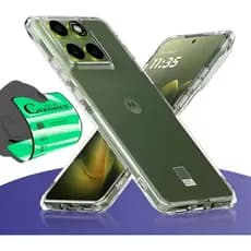 Capinha Anti Impacto + Película Para Motorola Edge 70 Fusion