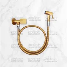 Ducha Metal Dourada Chuveiro Bidê Ducha Higiênica Íntima Dourado