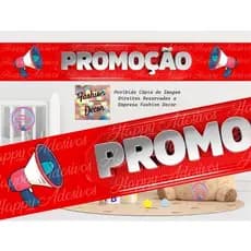 Adesivo Promoção Para Vitrine De Loja Comercio Empresa Porta de vidro e Parede Adesivo promocional