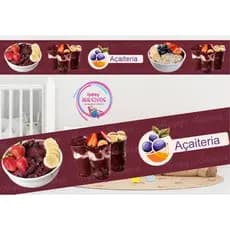 Faixa Decorativa Adesiva Para Açaiteria